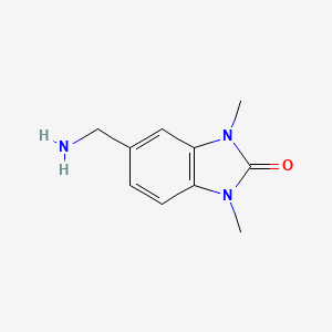 5-(Aminomethyl)-1,3-dimethyl-1,3-dihydro-2h-benzimidazol-2-one - 886508-53-8