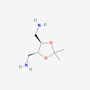 (4R,5R)-2,2-Dimethyl-1,3-dioxolane-4,5-dimethanamine - 