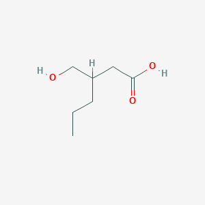 3-(Hydroxymethyl)hexanoic acid - 81381-87-5