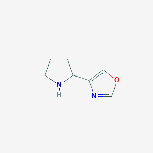 Oxazole, 4-(2-pyrrolidinyl)- - 