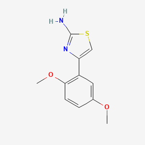 4-(2,5-Dimethoxyphenyl)-1,3-thiazol-2-amine - 74605-12-2