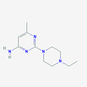 2-(4-Ethylpiperazin-1-yl)-6-methylpyrimidin-4-amine - 