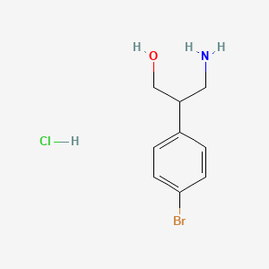 3-Amino-2-(4-bromo-phenyl)-propan-1-ol, hydrochloride - 