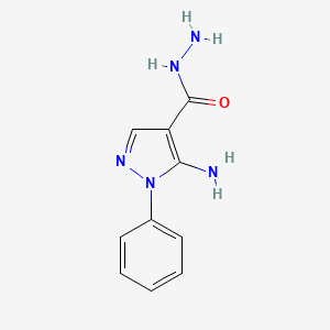 5-amino-1-phenyl-1H-pyrazole-4-carbohydrazide - 58046-54-1