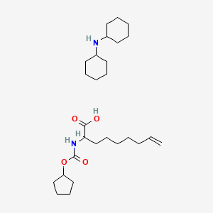 dicyclohexylaMine (S)-2-(((cyclopentyloxy)carbonyl)aMino)non-8-enoate - 