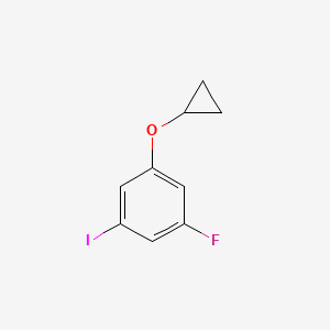 1-Cyclopropoxy-3-fluoro-5-iodobenzene - 
