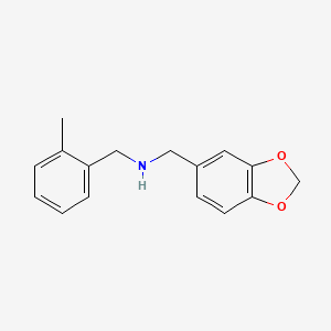 (1,3-Benzodioxol-5-ylmethyl)(2-methylbenzyl)amine - 418779-97-2