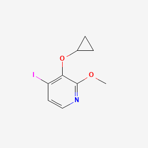 3-Cyclopropoxy-4-iodo-2-methoxypyridine - 