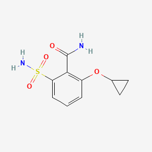 2-Cyclopropoxy-6-sulfamoylbenzamide - 