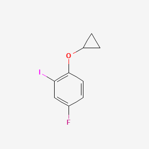 1-Cyclopropoxy-4-fluoro-2-iodobenzene - 