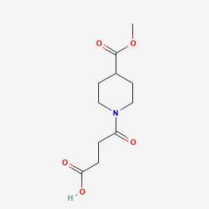 4-[4-(Methoxycarbonyl)piperidino]-4-oxobutanoic acid - 303994-57-2