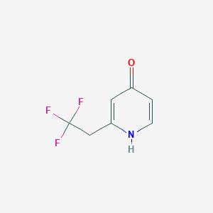 2-(2,2,2-Trifluoroethyl)pyridin-4-OL - 
