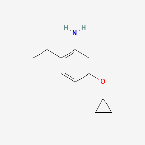 5-Cyclopropoxy-2-isopropylaniline - 