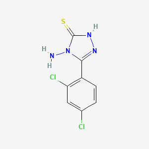 4-Amino-5-(2,4-dichlorophenyl)-4h-1,2,4-triazole-3-thiol - 93677-89-5