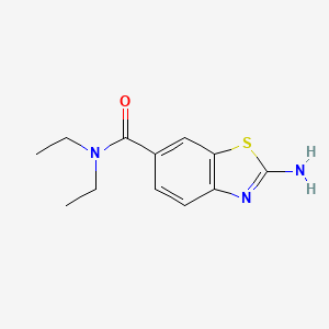 2-Amino-benzothiazole-6-carboxylic acid diethylamide - 333434-07-4