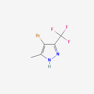 4-Bromo-3-Methyl-5-(Trifluoromethyl)-1h-Pyrazole - 60061-68-9