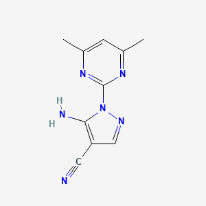 5-amino-1-(4,6-dimethylpyrimidin-2-yl)-1H-pyrazole-4-carbonitrile - 56898-44-3