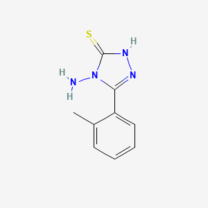 4-amino-5-(2-methylphenyl)-4H-1,2,4-triazole-3-thiol - 87239-95-0