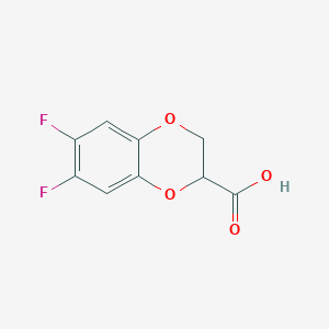 6,7-Difluoro-2,3-dihydrobenzo[b][1,4]dioxine-2-carboxylic acid - 
