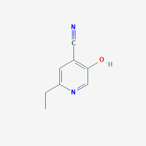 2-Ethyl-5-hydroxypyridine-4-carbonitrile - 