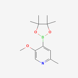 5-Methoxy-2-methyl-4-(4,4,5,5-tetramethyl-1,3,2-dioxaborolan-2-yl)pyridine - 