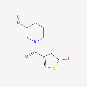 (3-Hydroxypiperidin-1-yl)(5-iodothiophen-3-yl)methanone - 