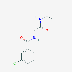 3-Chloro-N-(2-(isopropylamino)-2-oxoethyl)benzamide - 