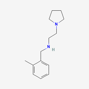 n-(2-Methylbenzyl)-2-(pyrrolidin-1-yl)ethan-1-amine - 
