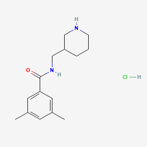 3,5-Dimethyl-N-(piperidin-3-ylmethyl)benzamide hydrochloride - 