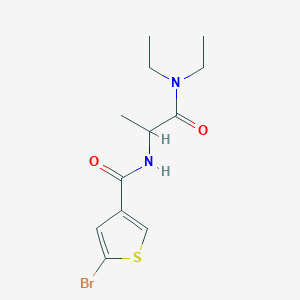 5-Bromo-N-(1-(diethylamino)-1-oxopropan-2-yl)thiophene-3-carboxamide - 
