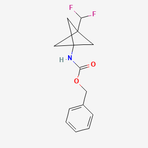 Benzyl (3-(difluoromethyl)bicyclo[1.1.1]pentan-1-yl)carbamate - 