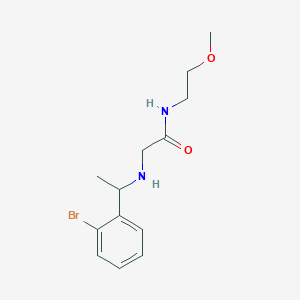 2-((1-(2-Bromophenyl)ethyl)amino)-n-(2-methoxyethyl)acetamide - 