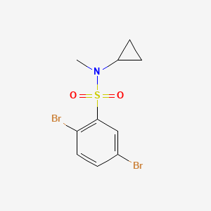 2,5-dibromo-N-cyclopropyl-N-methylbenzenesulfonamide - 