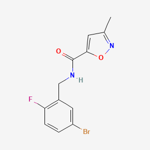 n-(5-Bromo-2-fluorobenzyl)-3-methylisoxazole-5-carboxamide - 