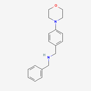 n-Benzyl-1-(4-morpholinophenyl)methanamine - 