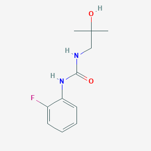 1-(2-Fluorophenyl)-3-(2-hydroxy-2-methylpropyl)urea - 