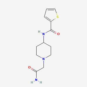 n-(1-(2-Amino-2-oxoethyl)piperidin-4-yl)thiophene-2-carboxamide - 