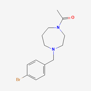 1-(4-(4-Bromobenzyl)-1,4-diazepan-1-yl)ethan-1-one - 