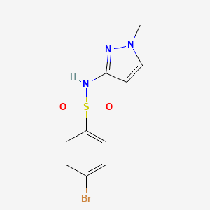 4-Bromo-n-(1-methyl-1h-pyrazol-3-yl)benzenesulfonamide - 