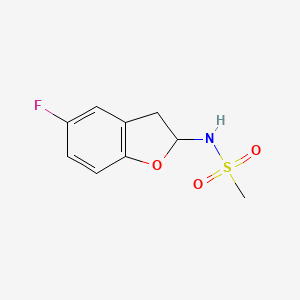 n-(5-Fluoro-2,3-dihydrobenzofuran-2-yl)methanesulfonamide - 
