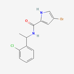 4-Bromo-N-(1-(2-chlorophenyl)ethyl)-1h-pyrrole-2-carboxamide - 