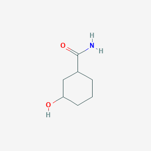3-Hydroxycyclohexane-1-carboxamide - 