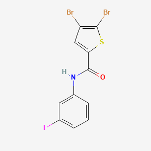 4,5-dibromo-N-(3-iodophenyl)thiophene-2-carboxamide - 