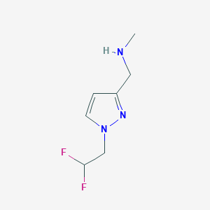 ([1-(2,2-Difluoroethyl)-1H-pyrazol-3-YL]methyl)(methyl)amine - 