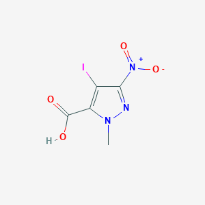 4-Iodo-1-methyl-3-nitro-1H-pyrazole-5-carboxylic acid - 