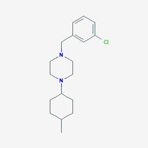 1-(3-Chlorobenzyl)-4-(4-methylcyclohexyl)piperazine - 
