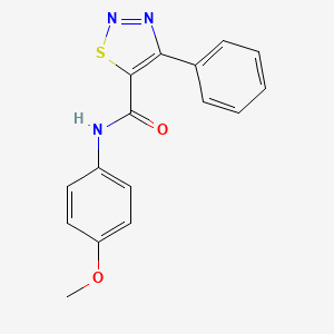 N-(4-methoxyphenyl)-4-phenyl-1,2,3-thiadiazole-5-carboxamide - 