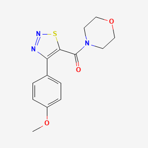 [4-(4-Methoxyphenyl)-1,2,3-thiadiazol-5-yl](morpholin-4-yl)methanone - 