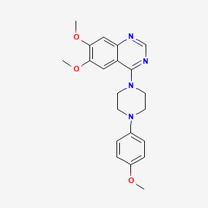 6,7-Dimethoxy-4-[4-(4-methoxyphenyl)piperazin-1-yl]quinazoline - 