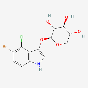 (2S,3R,4S,5R)-2-((5-Bromo-4-chloro-1H-indol-3-yl)oxy)tetrahydro-2H-pyran-3,4,5-triol - 207606-55-1